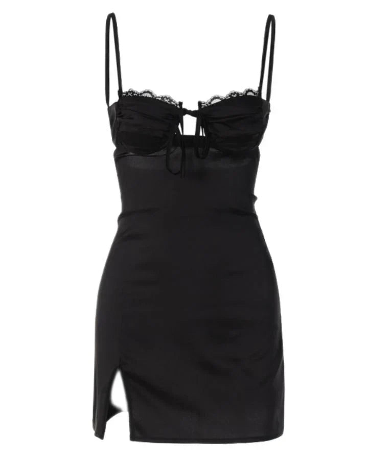 ARIA MINI DRESS - BLACK