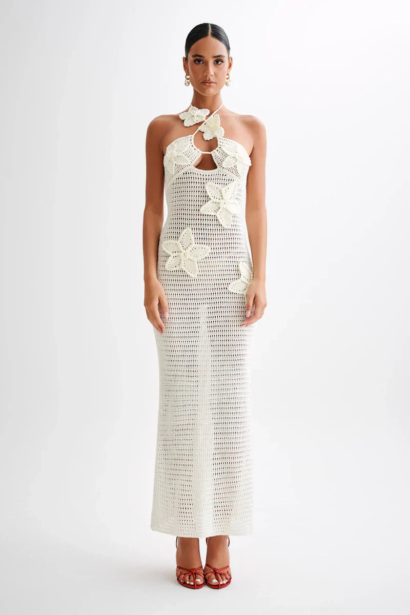 MELODY MAXI DRESS - WHITE