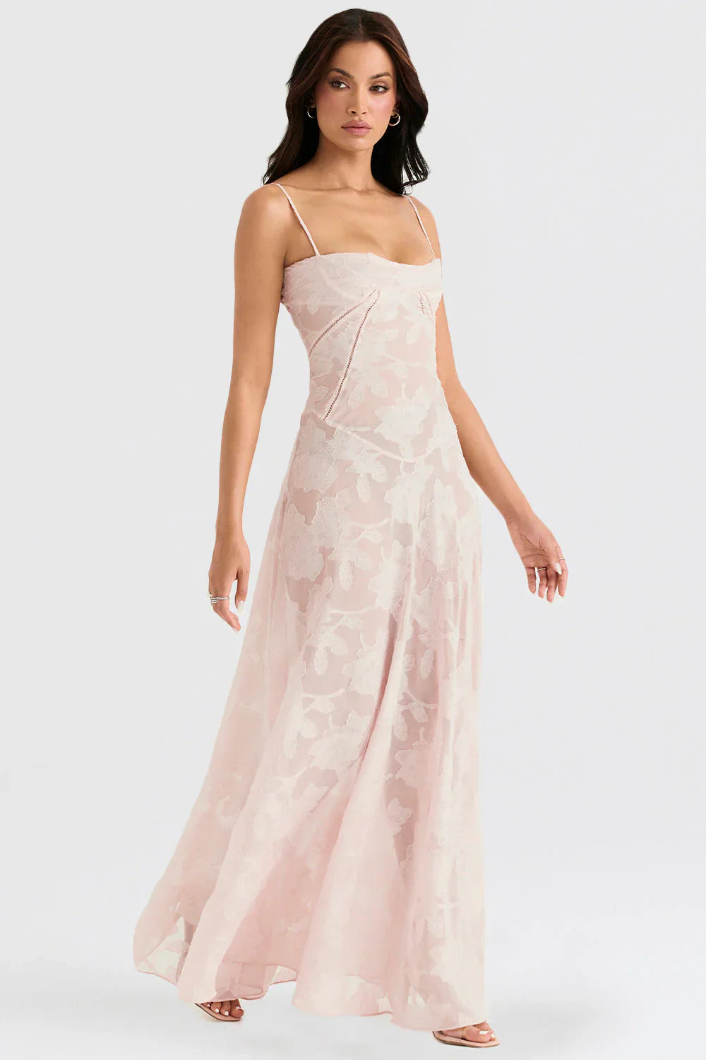 MYA MAXI DRESS - BLUSH