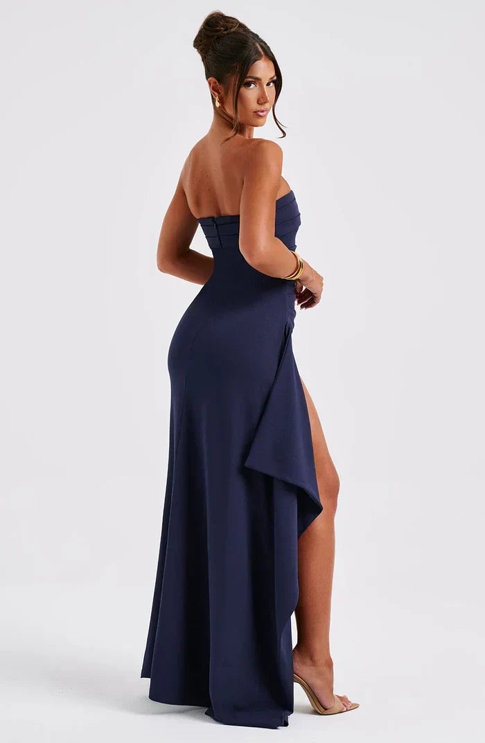 LUNA MAXI DRESS - NAVY