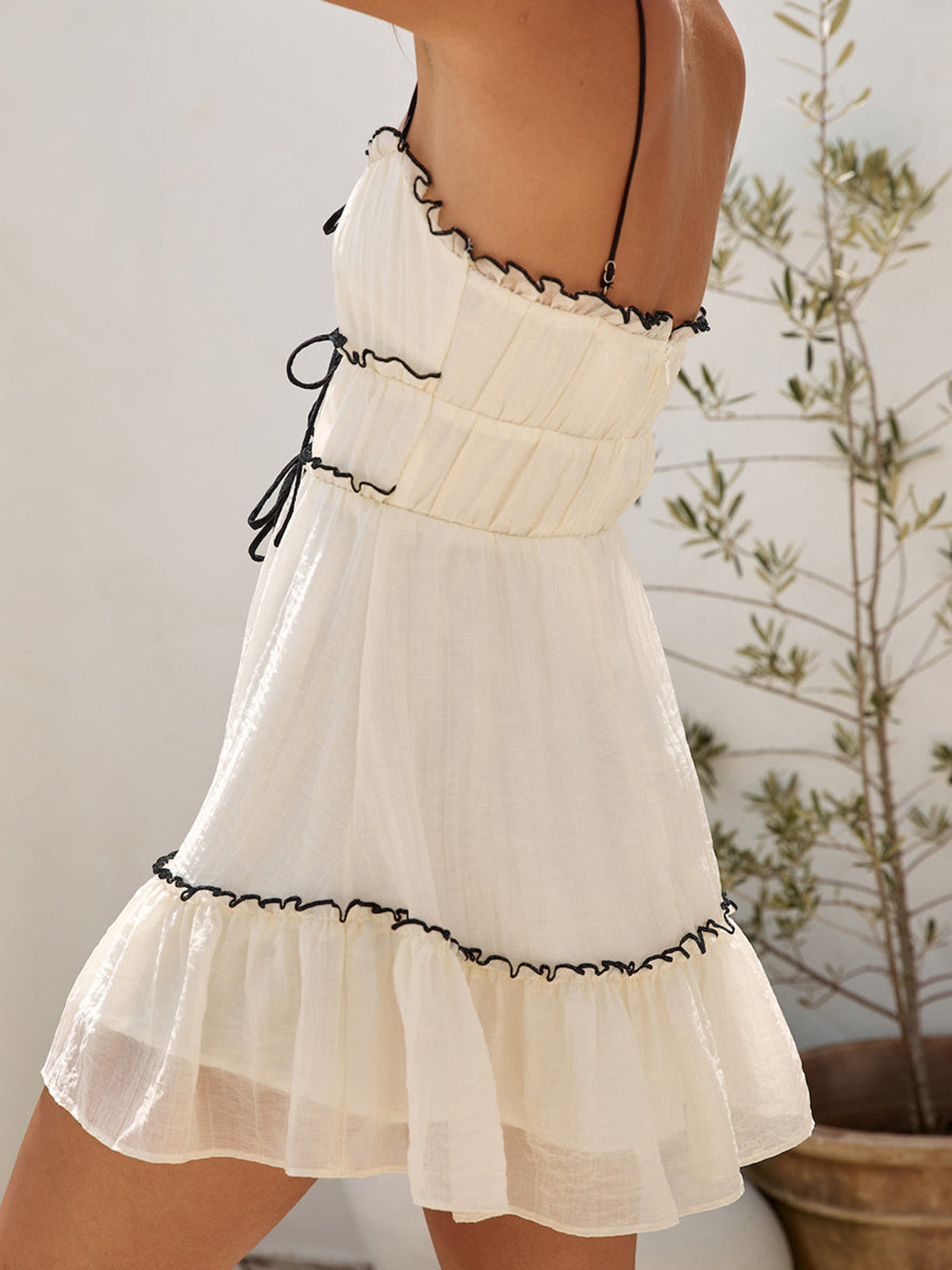 ALEXIS MINI DRESS - WHITE