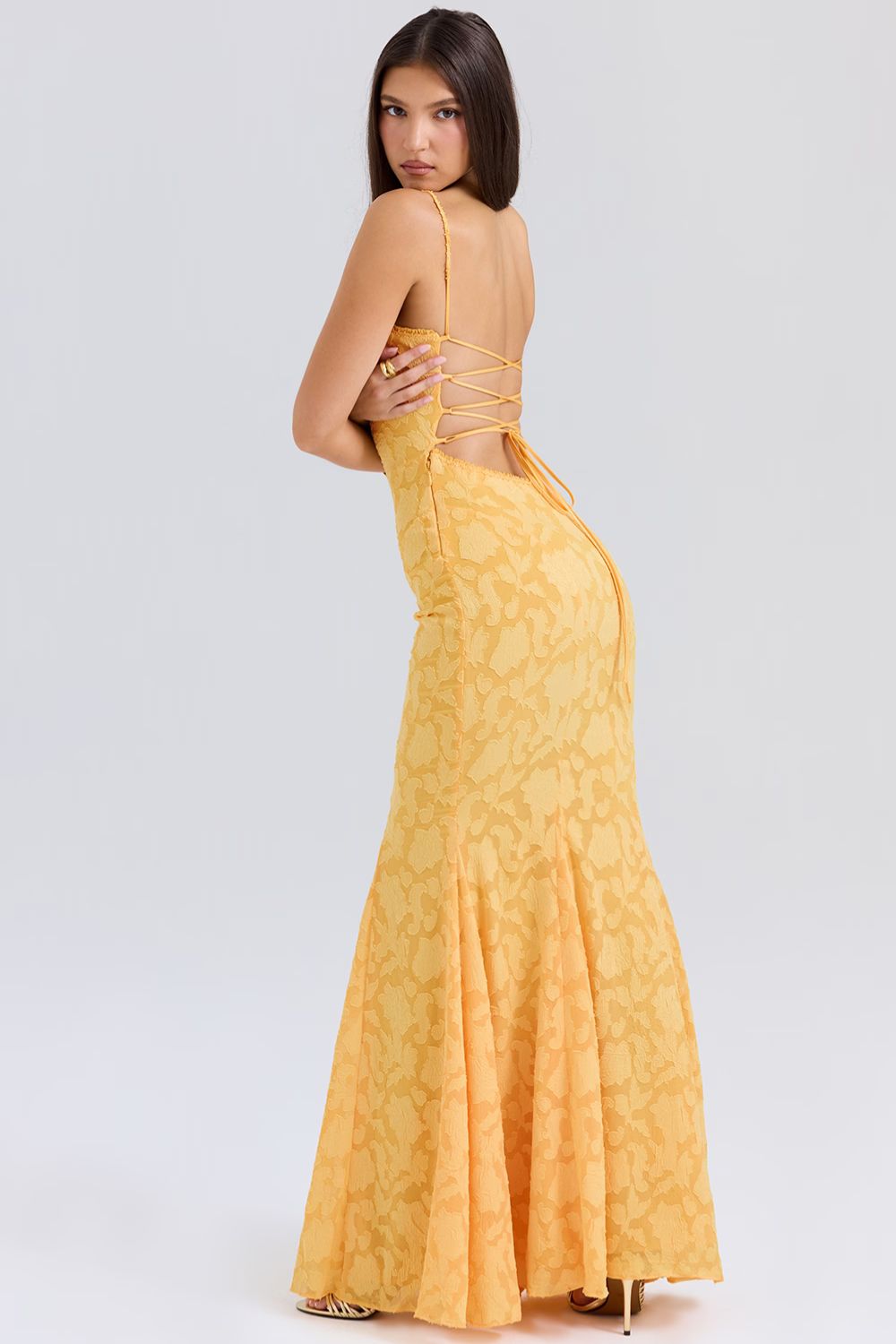 JUNIPER MAXI DRESS - APRICOT