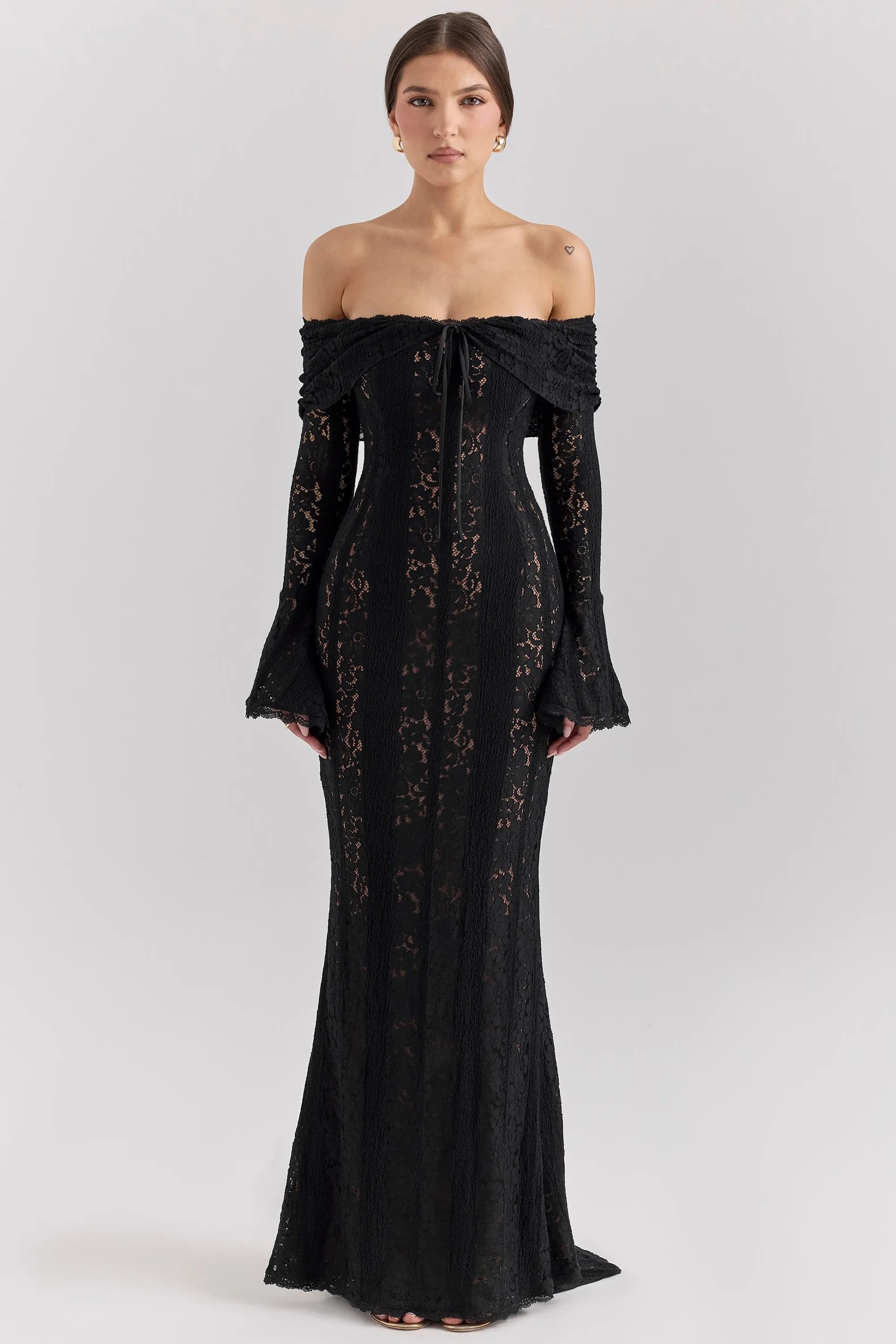 ELENA MAXI DRESS - BLACK