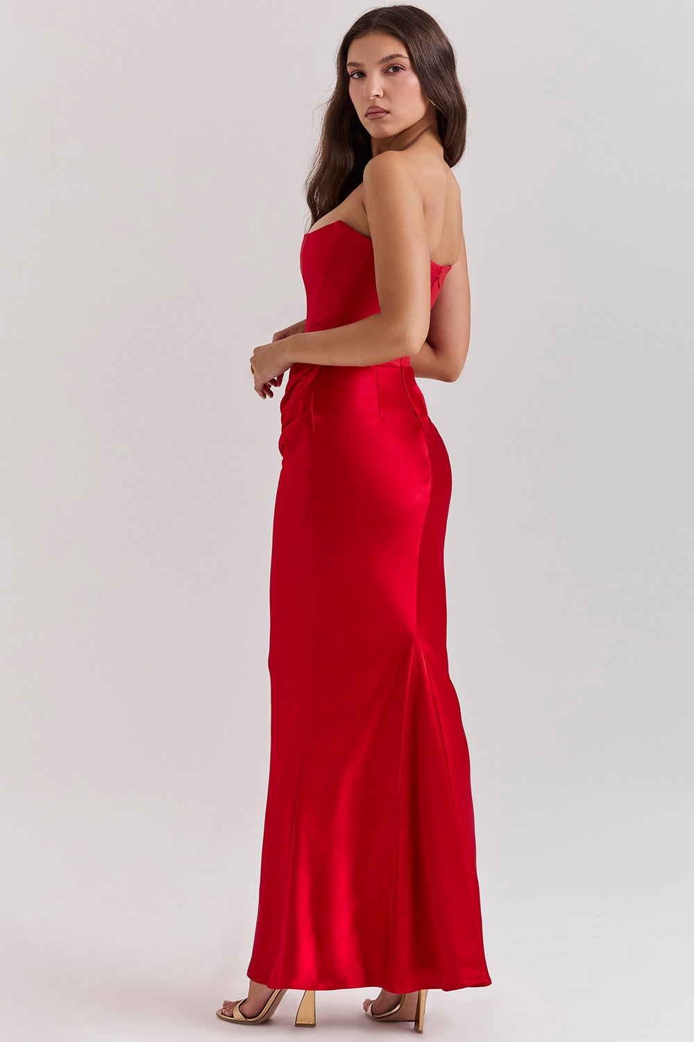 ROSALIND MAXI DRESS - RUBY