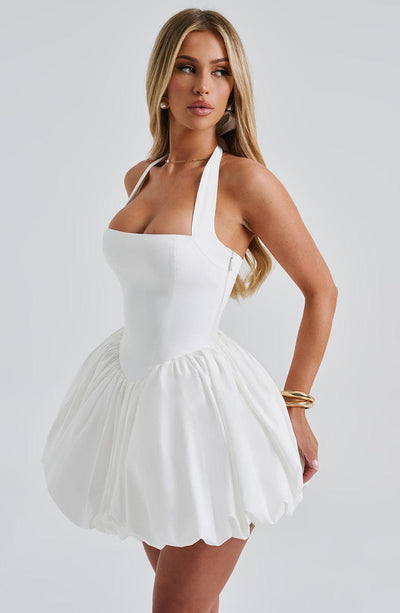 ARIELLE MINI DRESS - WHITE