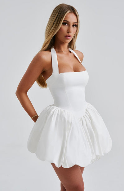 ARIELLE MINI DRESS - WHITE