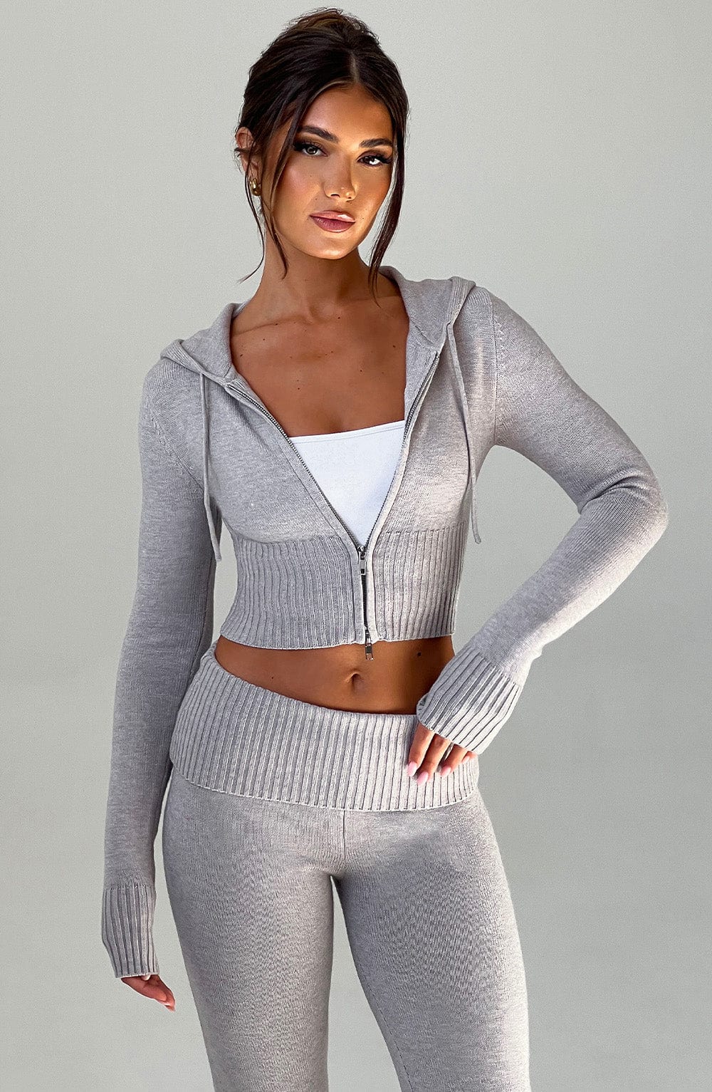 OPAL ZIP SET  - LIGHT GREY