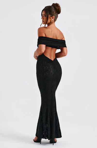 MALIA MAXI DRESS - BLACK